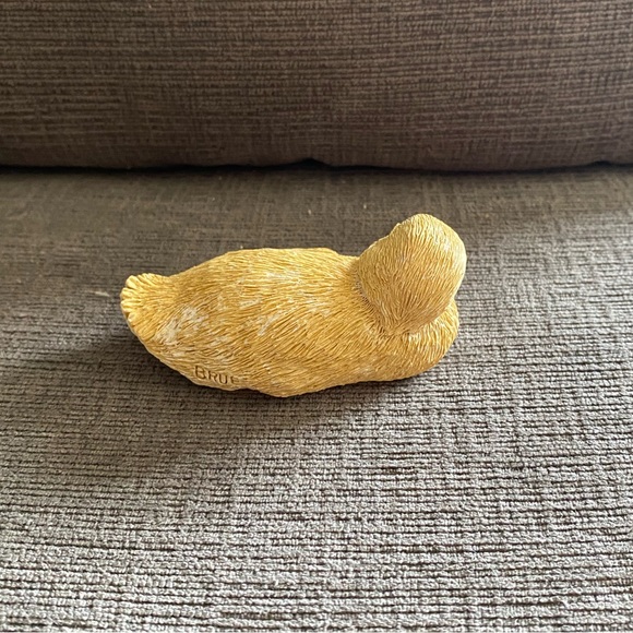 Vintage Sandra Brue Sandicast Sleeping Duck Duckling Figurine - Picture 3 of 10